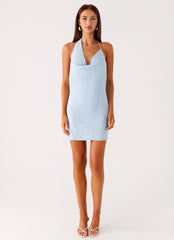 About Today Mini Dress - Blue