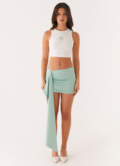 Adalyn Mini Skirt - Mint