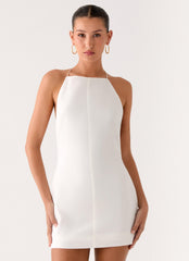 Again And Again Mini Dress - Ivory