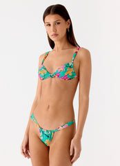 Airlie Scrunch Bikini Bottoms - Jungle Bloom