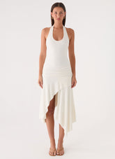 Alise Midi Dress - White