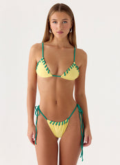 Alvana Bikini Bottoms - Bright Lemon