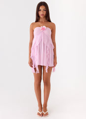 Amadine Mini Dress - Pink