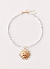 Amber Necklace - Gold