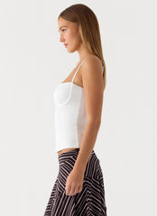 Ame Underwire Top - White