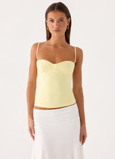 Ame Underwire Top - Yellow