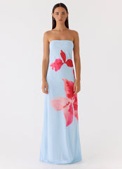 Amelle Maxi Dress - Blue Petal
