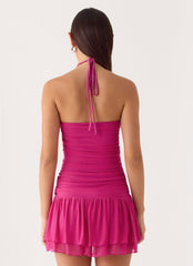Aminata Mini Dress - Fuchsia