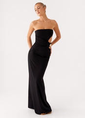 Anetta Maxi Dress - Black