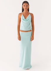 Another Life Halter Top - Pale Blue