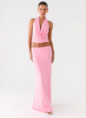 Ashi Maxi Skirt - Pink
