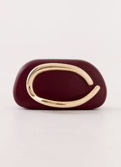 Avenna Clutch Bag - Maroon