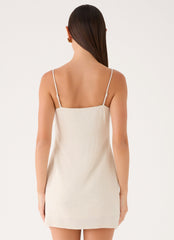 Bailee Mini Dress - Oatmeal