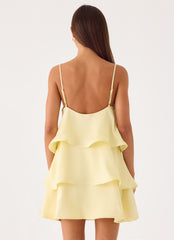 Becka Mini Dress - Yellow