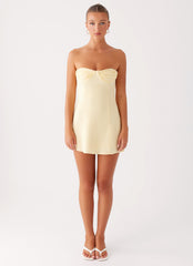 Bindi Mini Dress - Yellow