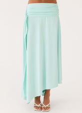 Briege Maxi Skirt - Aqua