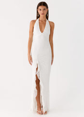 Charmed By You Maxi Dress - White