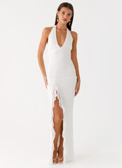 Charmed By You Maxi Dress - White