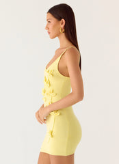 Cottesloe Mini Dress - Yellow