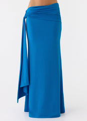 Demiase Maxi Skirt - Royal Blue