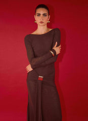 Dray Maxi Dress - Chocolate