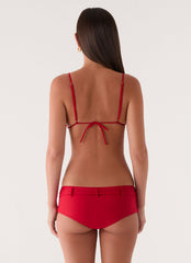 Edith Swim Shorts - Cherry