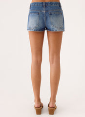 Eliah Denim Shorts - Blue