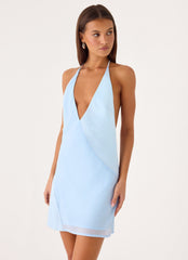 Ellopez Mini Dress - Blue