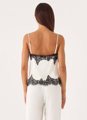 Ellora Cami Top - Cream