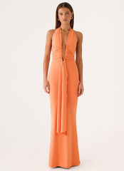Emiliana Maxi Dress - Apricot