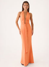 Emiliana Maxi Dress - Apricot