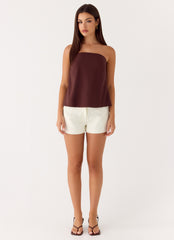 Emmerson Top - Chocolate Drizzle