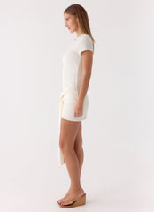 Evani Mini Dress - White