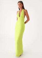 Feyric Maxi Dress - Apple Green