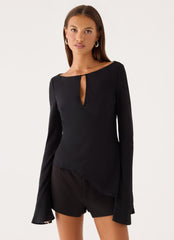 Figure It Out Top - Black