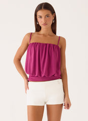 Final Touch Top - Plum