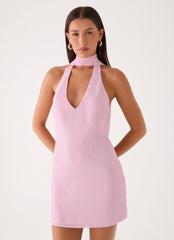 Float Away Mini Dress - Pink