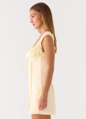 Fornarina Mini Dress - Lemon