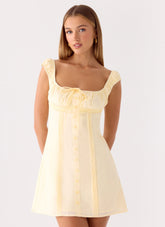 Fornarina Mini Dress - Lemon