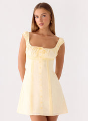Fornarina Mini Dress - Lemon