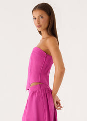 Grand Gestures Bustier - Berry Kiss