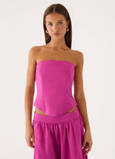 Grand Gestures Bustier - Berry Kiss