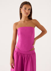 Grand Gestures Bustier - Berry Kiss