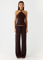 Henrietta Top - Chocolate