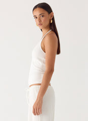 Henry Halter Top - Ivory