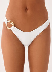 House Party Bikini Bottoms - White