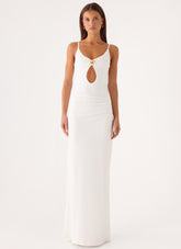 Inez Maxi Dress - White