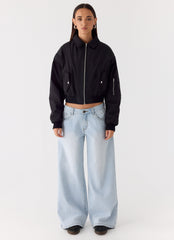 Jameson Bomber Jacket - Black
