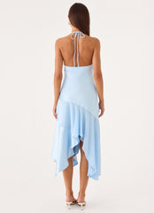 Jinli Midi Dress - Blue