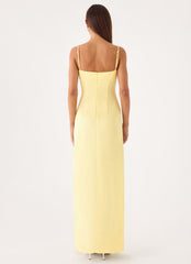 Joan Maxi Dress - Yellow